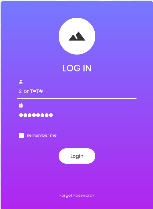login