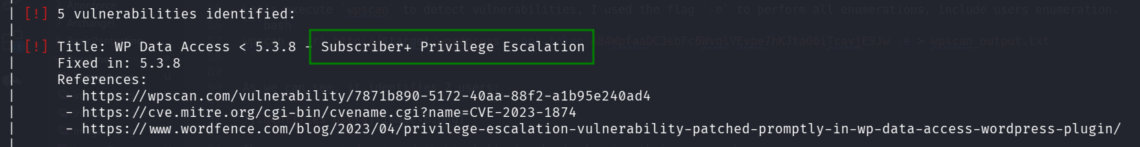 privilege escalation to admin