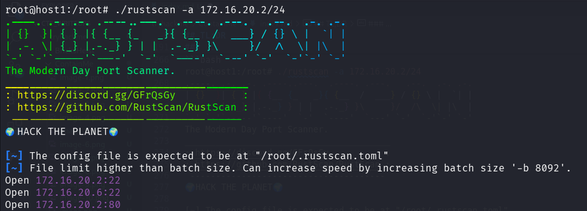 rustscan find ssh