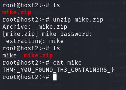 extract and find flag