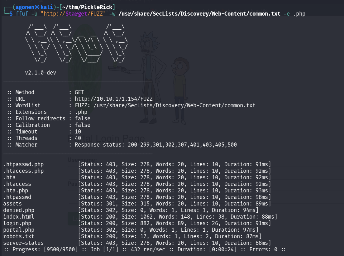 ffuf and find hidden endpoints