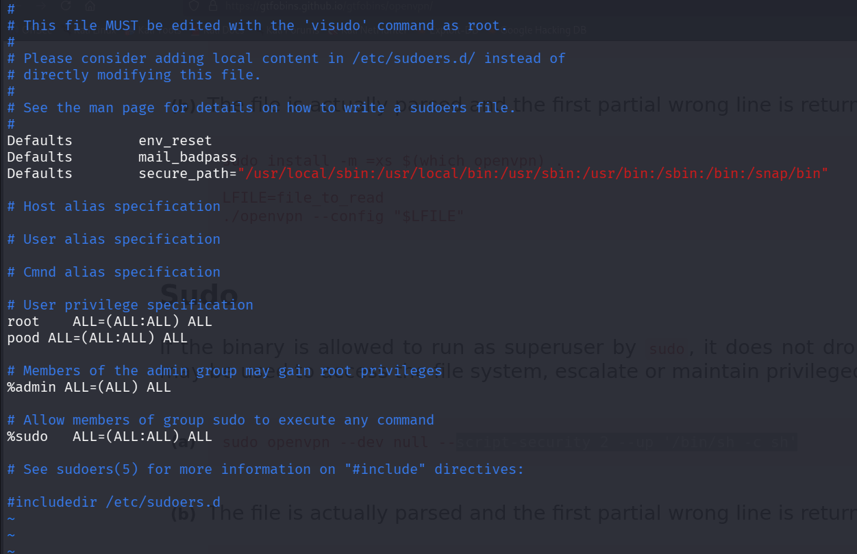 privilege escalation