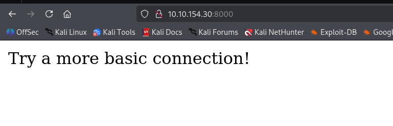 get more basic connection