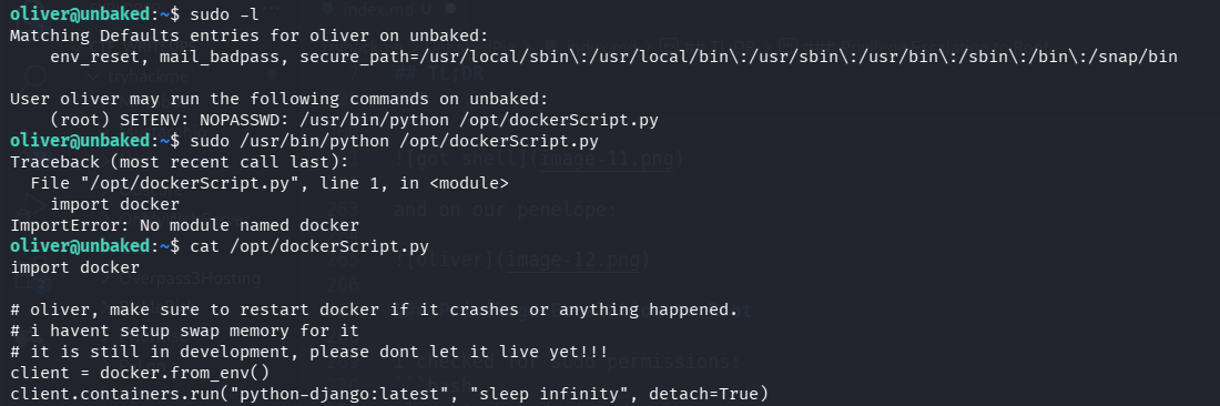 docker Script