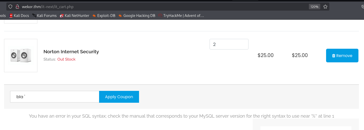 detect sql injection